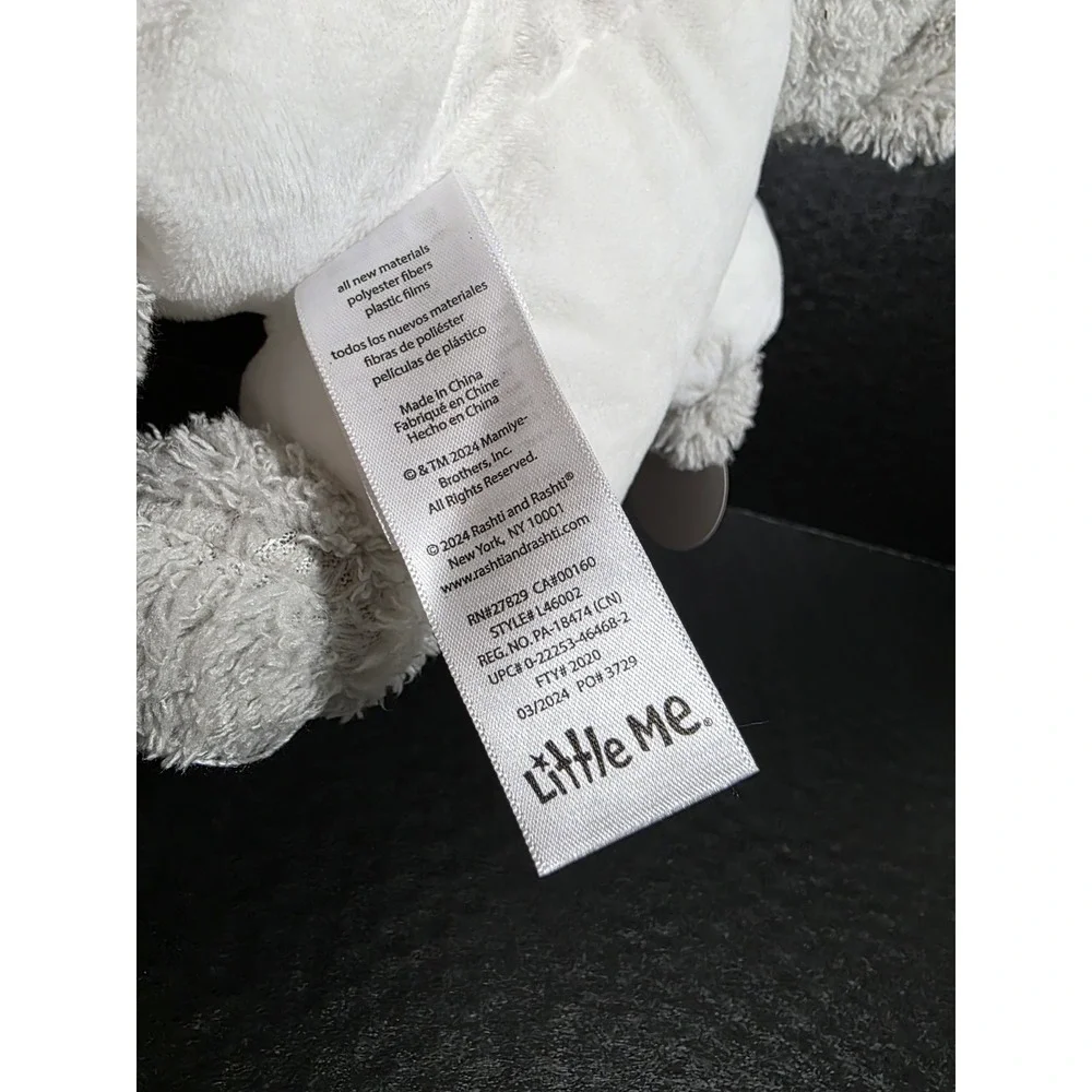 Little Me‎ Welcome To The World White Gray Elephant 9